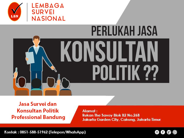 Jasa Survei dan Konsultan Politik Professional Bandung